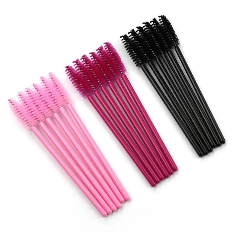 GLAMLASH – brosses à cils jetables, 50 pièces, pinceaux de maquillage, Extension de cils, outil de maquillage