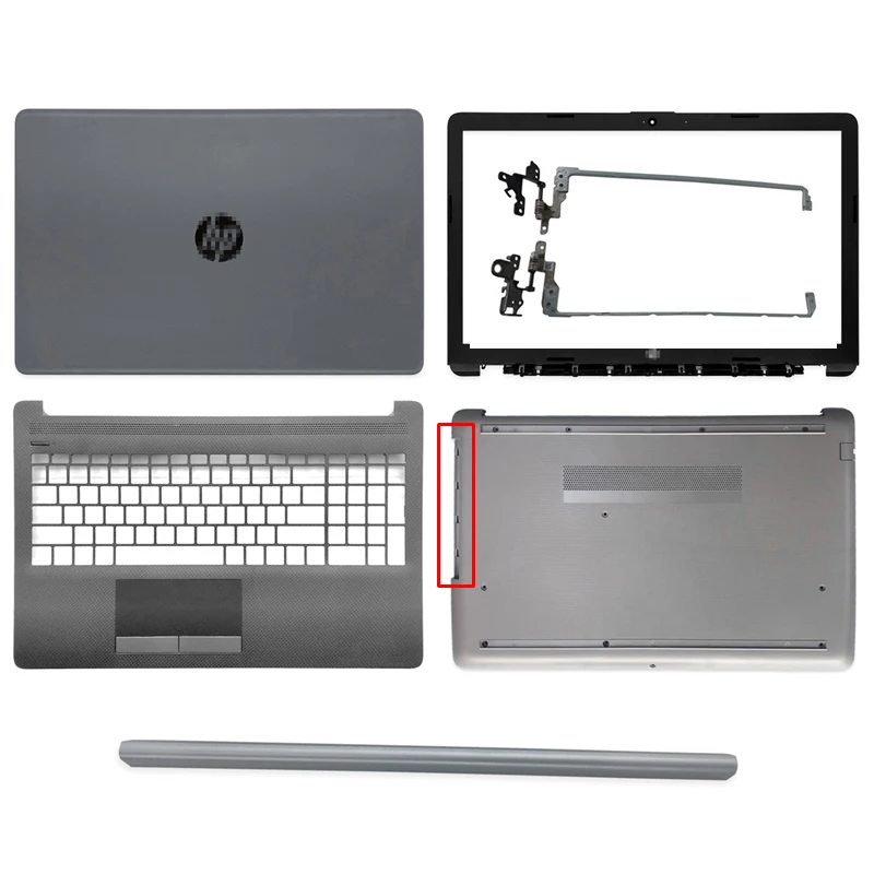 

New Top Back Case For HP 15-DA 15-DB 250 G7 255 G7 Laptop LCD Back Cover/Front Bezel/Hinges/Palmrest/Bottom Case Gray