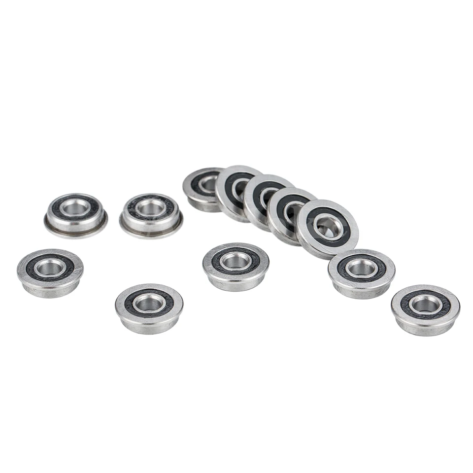 VORON F695-2RS Bearing 5*13*4 mm ABEC-7 Flanged Miniature F695 RS Ball Bearings F695RS For Mobius 3.1 Voron 0/2.4 Printer