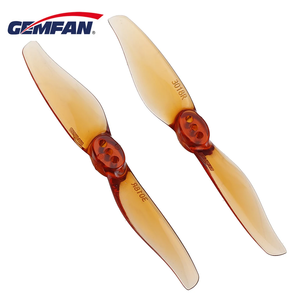 Gemfan Hurricane 3018 3x1.8 3 Inch 2-Blade Propeller 1.5mm 2mm Hole T Mount for RC Drone FPV Racing Toothpick Frame