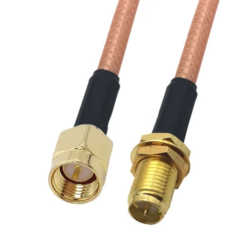 

RG142 SMA Male To RP-SMA Female Jack Adapter 50ohm Straight Extension Coax Jumper cable