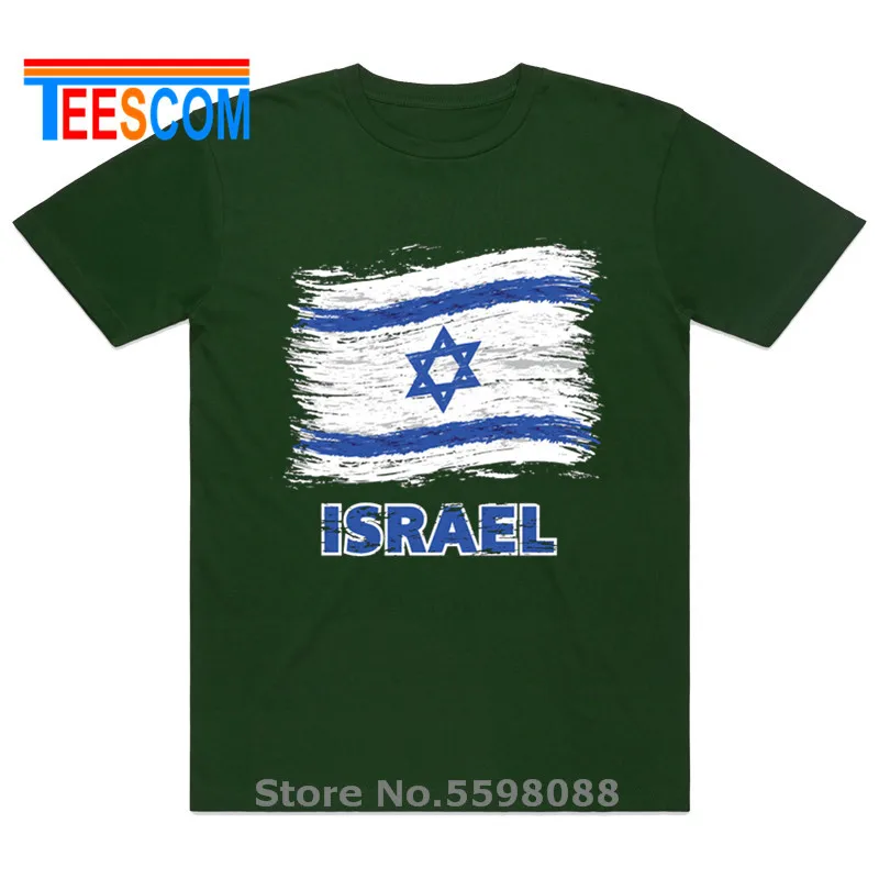Israeli Flag t shirt men short sleeve men's leisure tshirt Israel flag tee shirt cheap Tee Love country patriotism group t-shirt