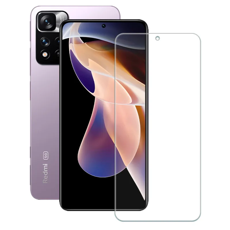 3 قطعة الزجاج المقسى ل شاومي Redmi نوت 11 برو حامي الشاشة على ل Redmi نوت 11 برو فيلم واقية