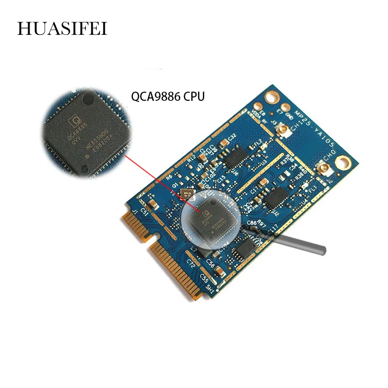 

New WAVE2 Module Qualcomm QCA9886 5.8G High-power Mini-PCIE Wireless Network Card Module Openwrt Support Linux System