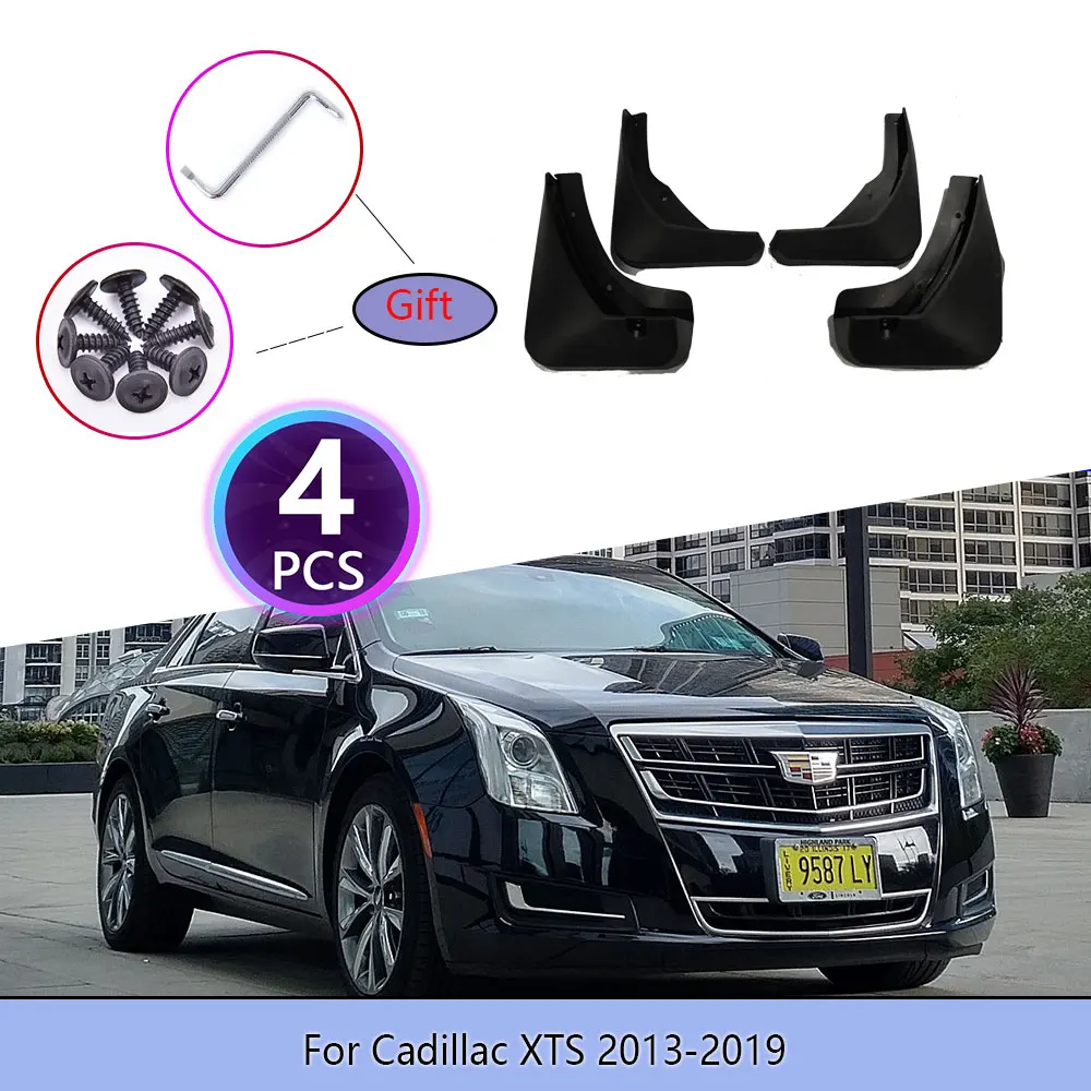 

Car Mudguards For Cadillac XTS 2013~2019 Cladding Splash Flaps Mudflap Mud Guard Protect Accessories Car Goods 2014 2015 2016