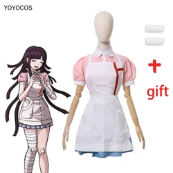 YOYOCOS Danganronpa Dangan Ronpa 2 Mikan Tsumiki Cosplay Costume Halloween Carival Party Costume Cute Uniform Sets Woman Dress