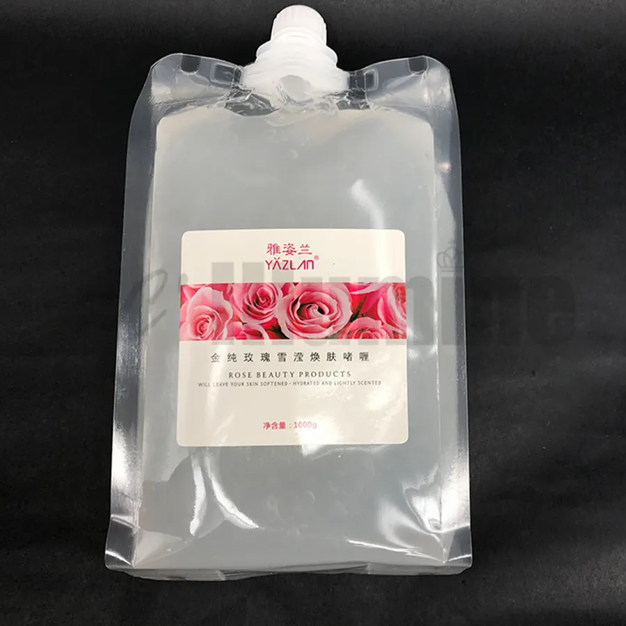 Rose Exfoliating Gel Facial Exfoliator Cream Men Women Dead Skin Remove Gel Mild Salon Equipments 1000g