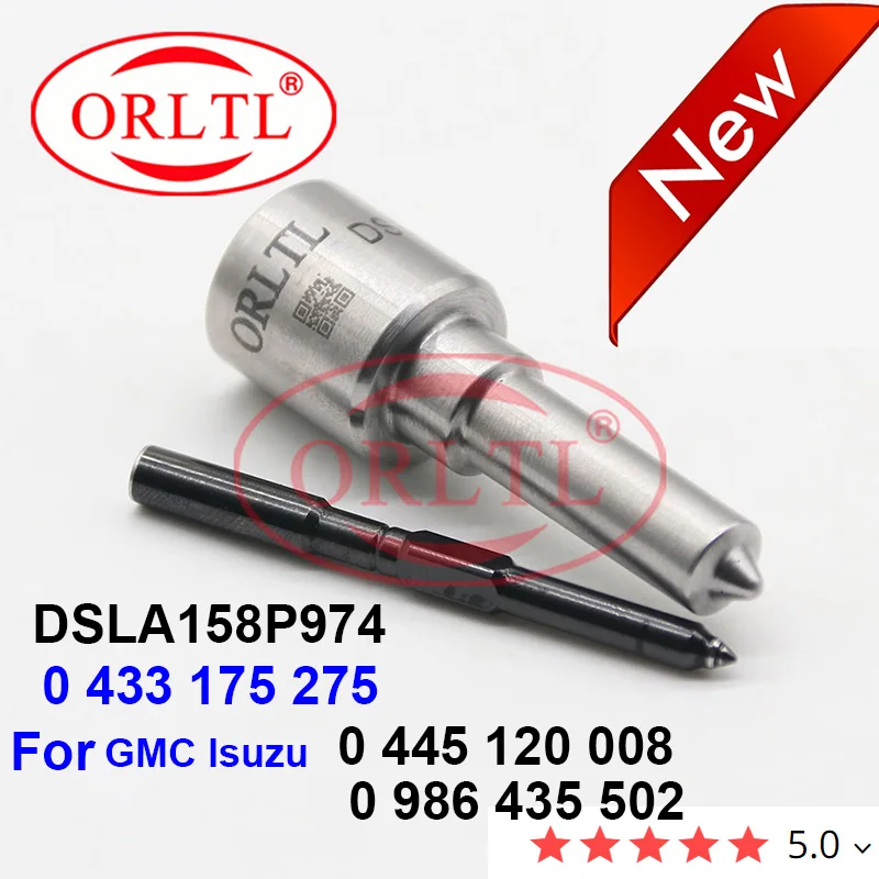 ORLTL DSLA158P974 For BOSCH Injector 0445120008 0986435502 0 445 120 008 New Diesel Rail Fuel Injector Nozzle