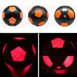 LED Football Night Training Glowing Soccer Ball Light Up Hi-Bright LED Glow in the Dark Smart Luminous Football for Training