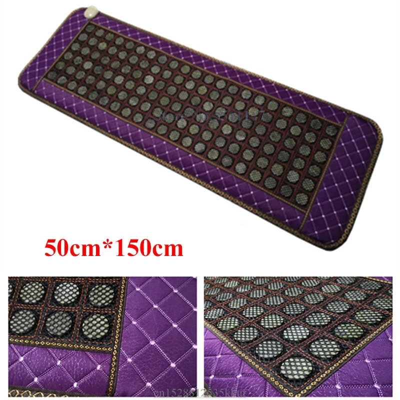 

New Far Infrared Heating Pad Natural Jade Tourmaline Mat Electric Stone Heating Mattress Therapy Massage Cushion Sofa Pad 220v