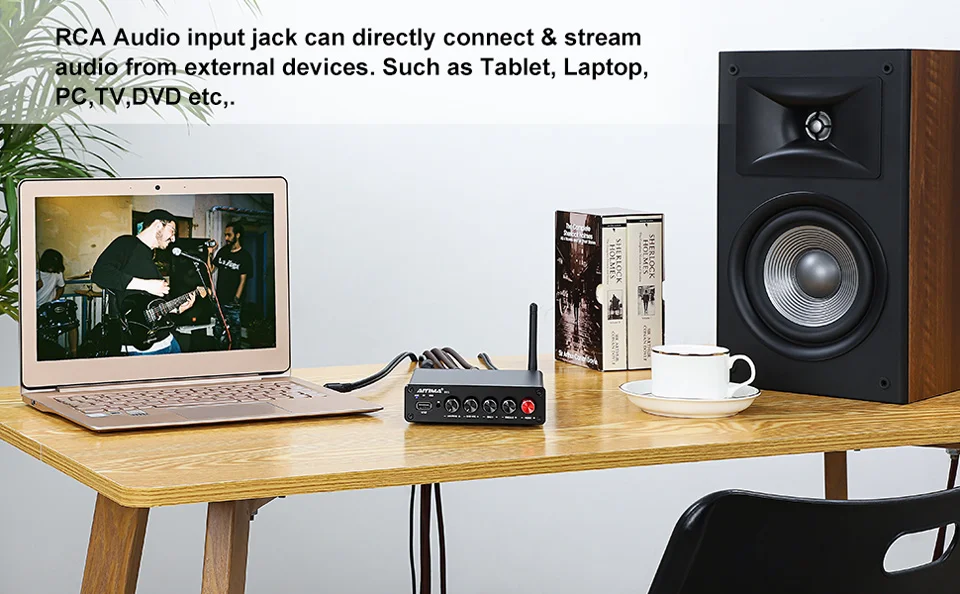 AIYIMA B01 Bluetooth Leistungsverstärker 2.1 Sound-Verstärker Lautsprecher Heim-Audio-Verstärker A03 TPA3116 Subwoofer-Verstärker 50Wx2+100W – Detail 11