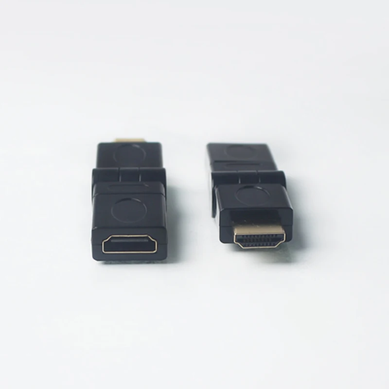 Lingable Adapter HDMI Rotatable Flexible 360 Degree male to female M/F Extension Connector Converter for HDTV 1080P