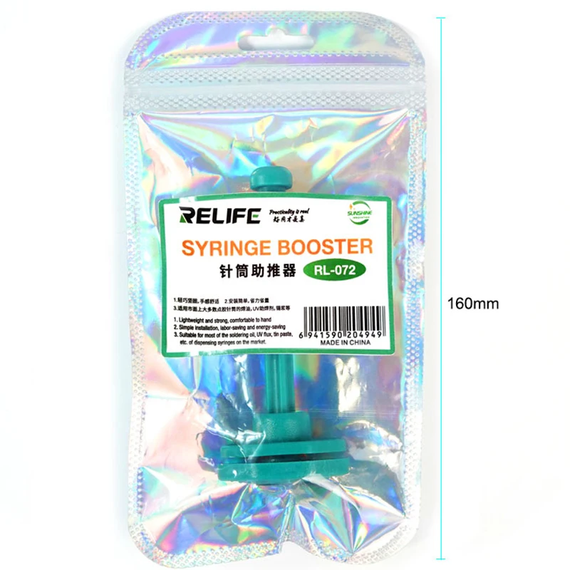Universele 10cc Spuit Flux Booster Soldeerpasta Plastic Putter Handleiding Spuit Plunger Dispenser Voortstuwing Reparatie Handgereedschap