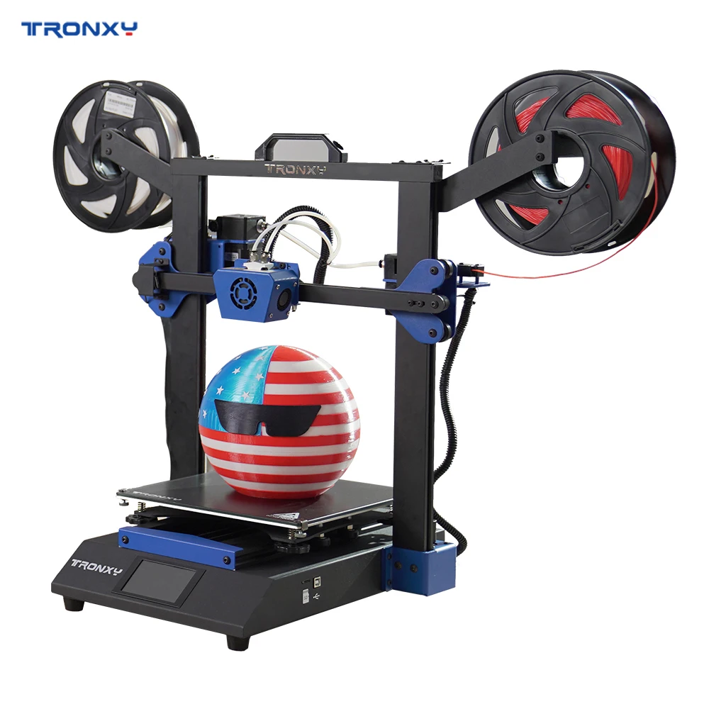 

Tronxy XY-3 SE Single Dual Extruder Laser Engraving 3D Printer Silent Fast Assembly Double Z Motor Glass Plate 255*255mm