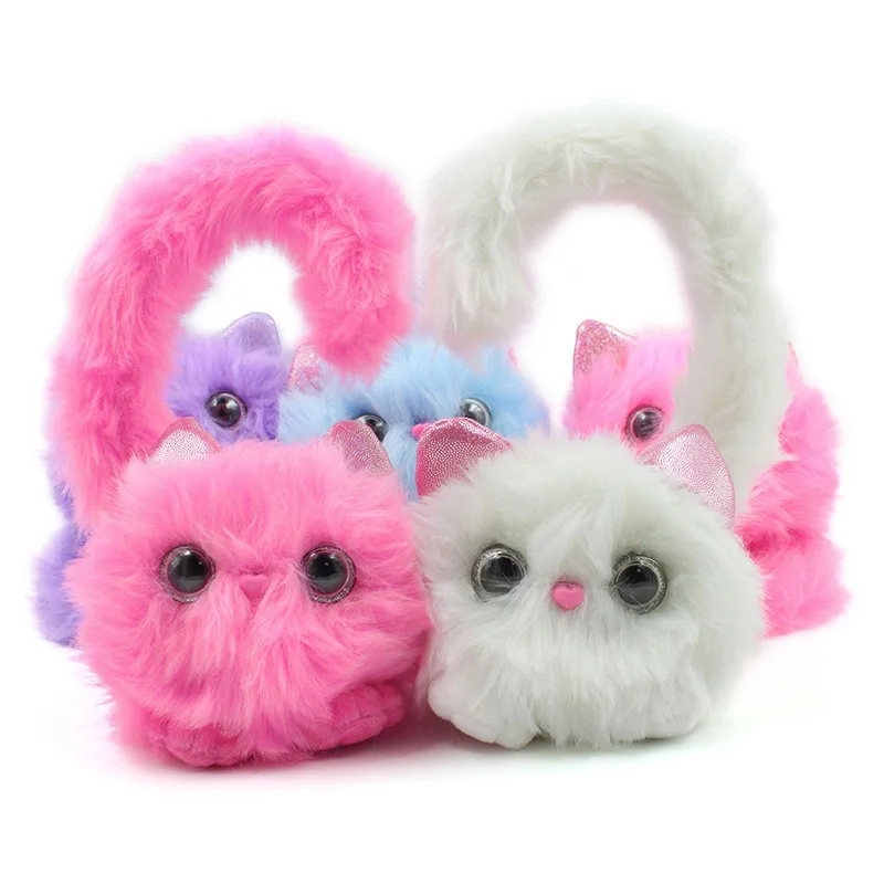 Electric Eaki Original Pet Toys for Girl Gift Cartoon Music Electric Cat Fashion Lols Pet Doll  Toys