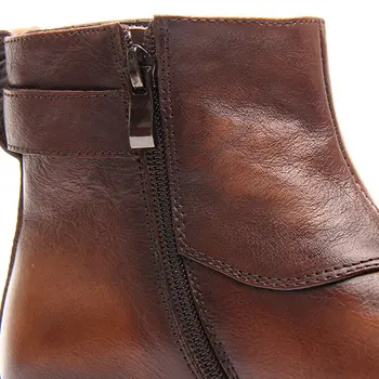 8 best sales Botas de piel auténtica para hombre - №8