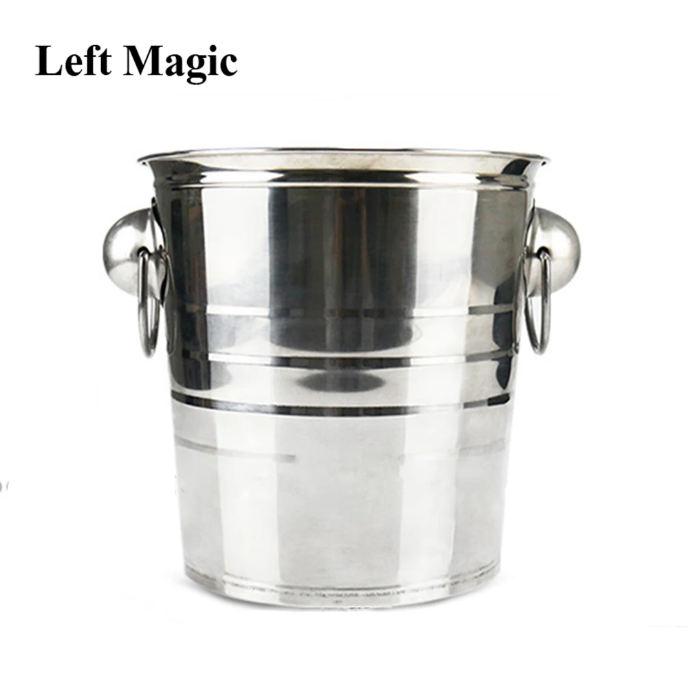 Wonderful Coin Bucket Coin Pail Magic Tricks Magician Stage Gimmick Appearing Illusion Prop Classic Toys Accessories Mentalism