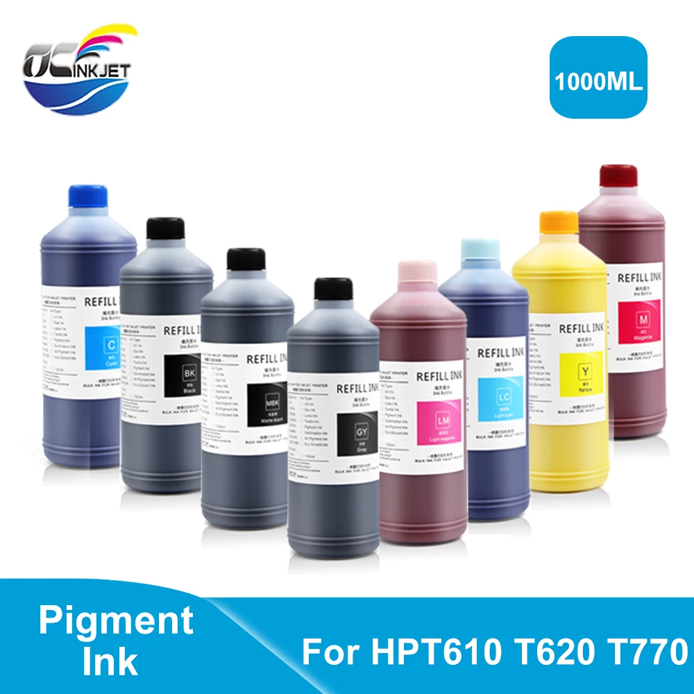 1000ml/Bottle For HP 70 72 Pigment Ink or HP Designjet T610 T620 T770 T790 T1100 T1120 T1200 T1300 Z2100 Z3100 Z3200 Printer