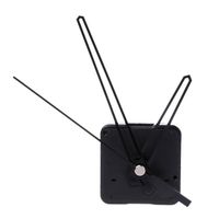 1Set Silent Clock Movement Mechanism Hands Wall Repair Tool Parts DIY Black Pointer Accessory