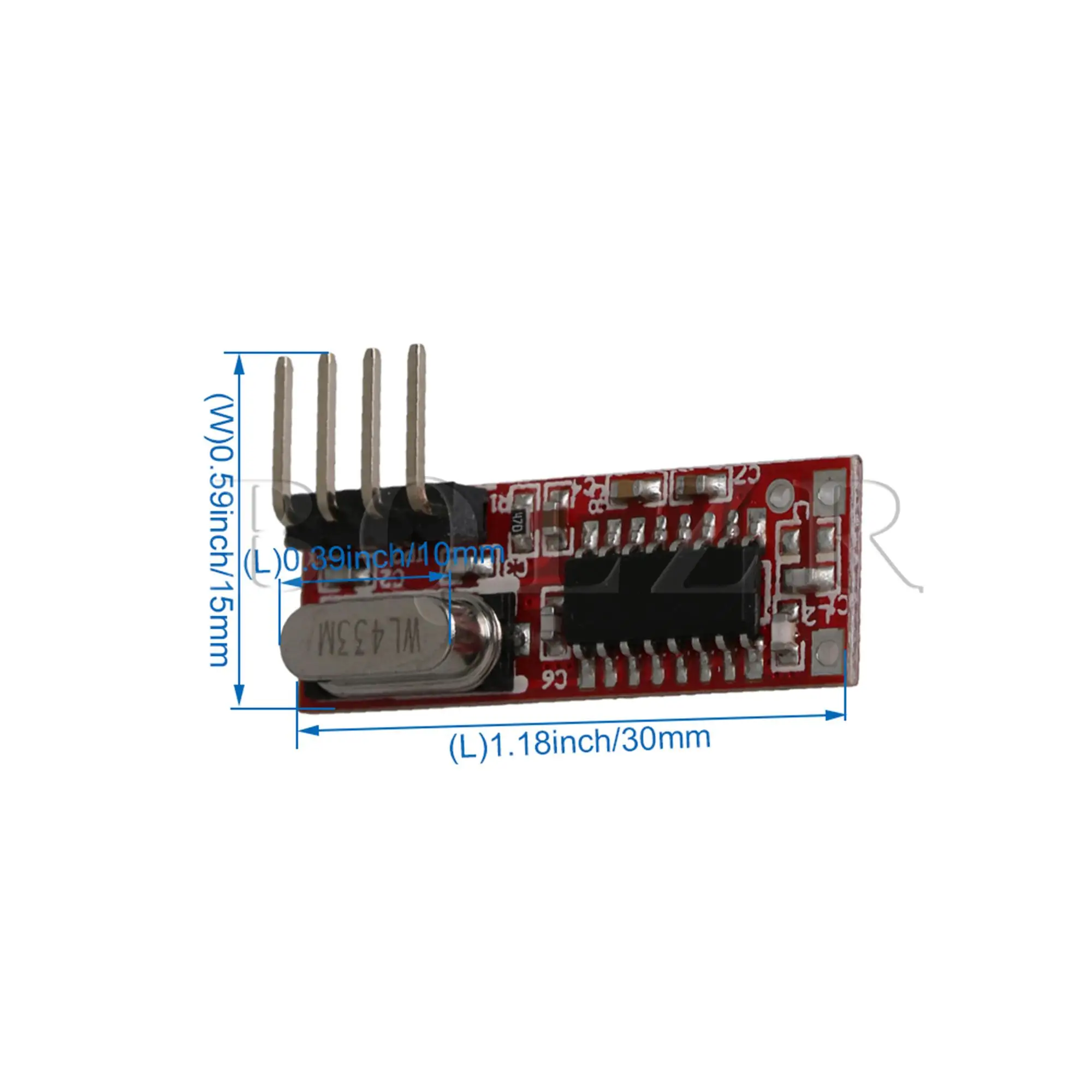 BQLZR Hoge Frequentie DC3-5.5V RF Draadloze Ontvanger Module 433 MHz RXB12 VRAGEN