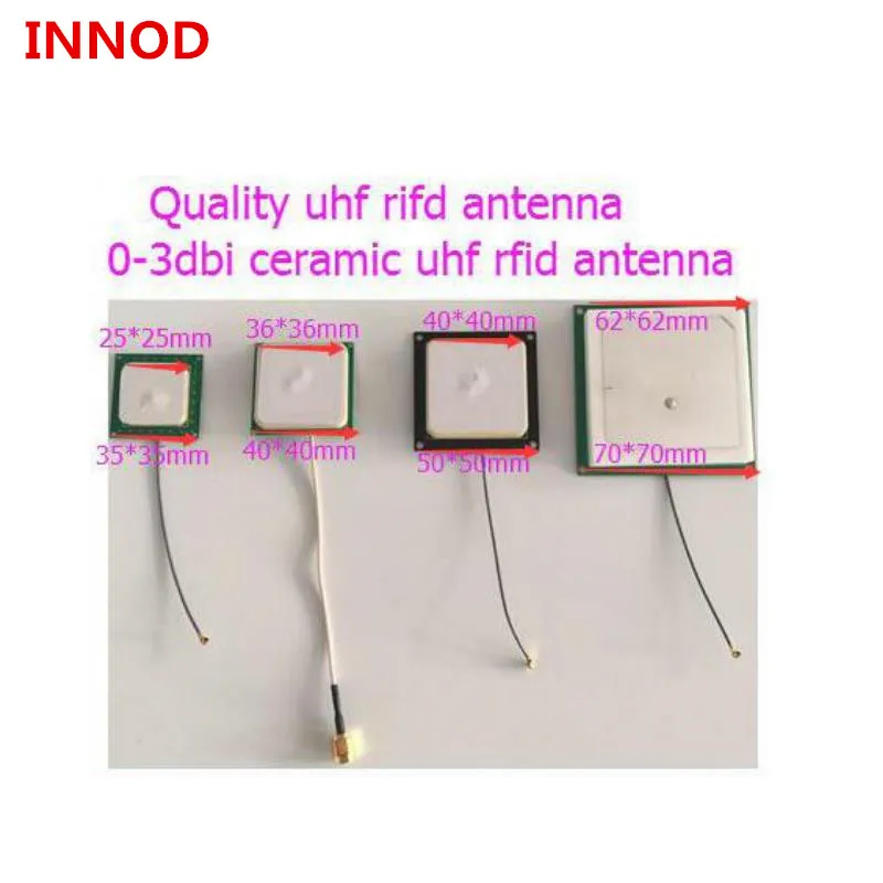 5dbi high quality Ceramics rfid reader Antenna 120*120mm passive 865 868mhz 915mhz small UHF RFID antenna for embedded system