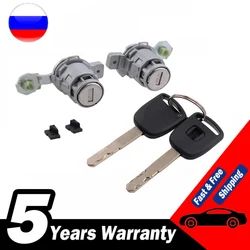 Left Right Door Ignition Cylinder Lock with Keys For Honda Civic Element For CR-V For Odyssey S2000 72185S9A013 72185A9A013
