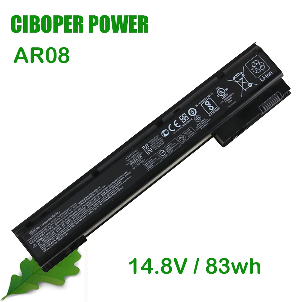 

CP Genuine Laptop Battery AR08/AR08XL 14.8V 83wh For HSTNN-DB4H 15 G1 G2 17 Mobile 729BJC321015 AR08XL HSTNN-DB4H HSTNN-IB4H