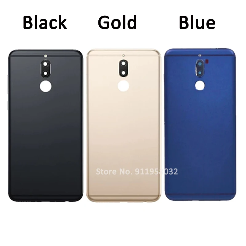 100% NEW Battery Cover For Huawei Mate 10 lite Rear Back Battery Door Case For HUAWEI Nova 2i RNE L21 Metal Housing Cover