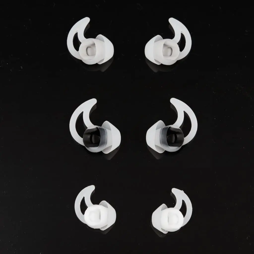 Oreillettes de remplacement, 3 embouts, compatibles avec Bose QC20 QC20i SoundSport SIE2i IE2 ie3-s/M/L