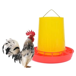 Chicken Poultry V-shaped Entrance Feed Bucket Outdoor Practical Bird Feeder Drinker Plastic Seed and Water Dispenser