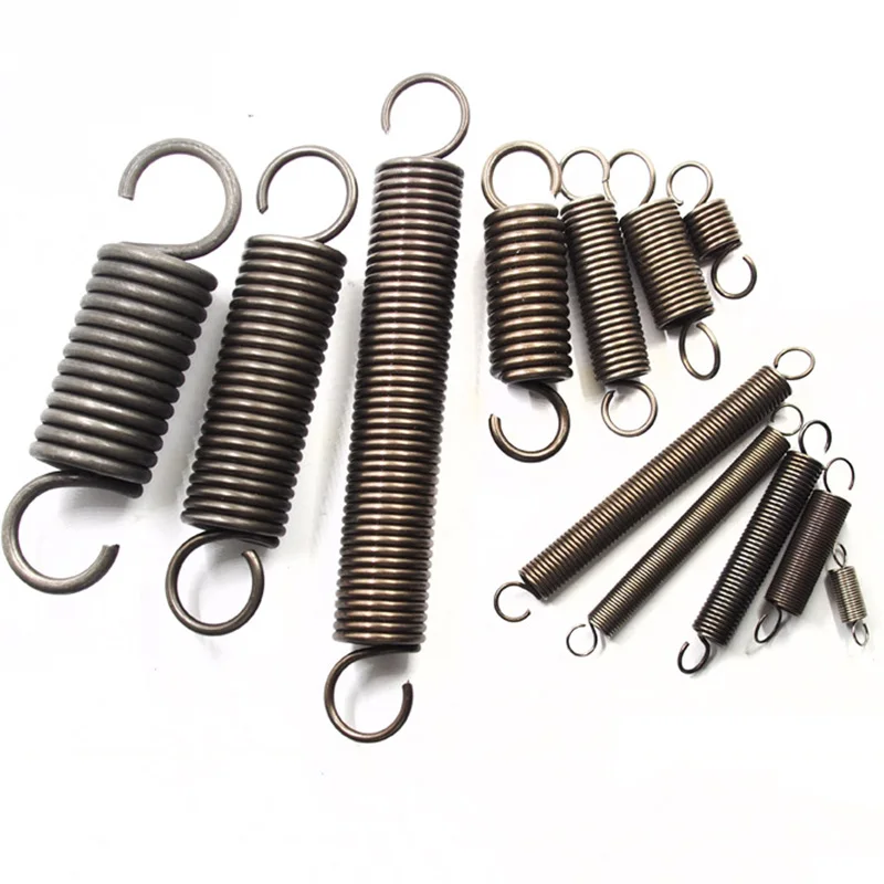 2PCS Custom Steel Zugfeder Große Zugfeder Draht Durchmesser 3mm Heraus Durchmesser 20 22mm Länge 80 90 100 120 150 200 250mm – Detail 1
