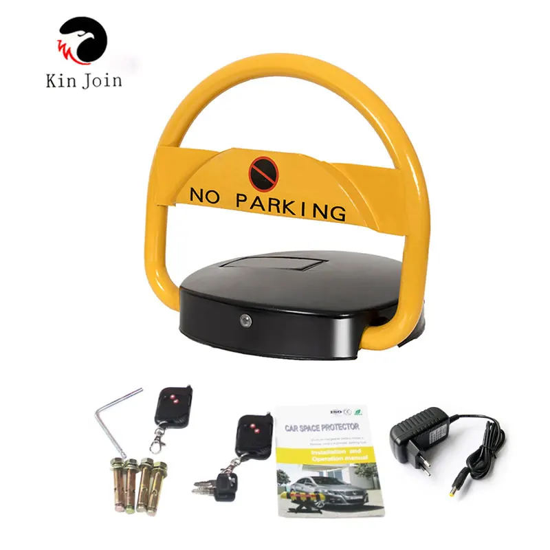 

KinJoin Remote Control Solar System Automatic Rremote Controlled Parking Lock/Parking Barrier/ Parking Space Lock