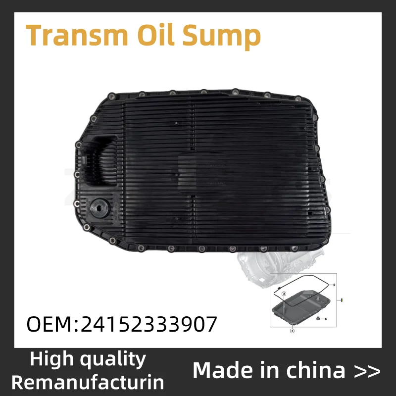 

6HP Transmission Oil Pan Sump Filter Assembly With Gasket Screw For BMW F01 F02 E60 E66 E70 E81 E88 E92 24152333907 24117571217