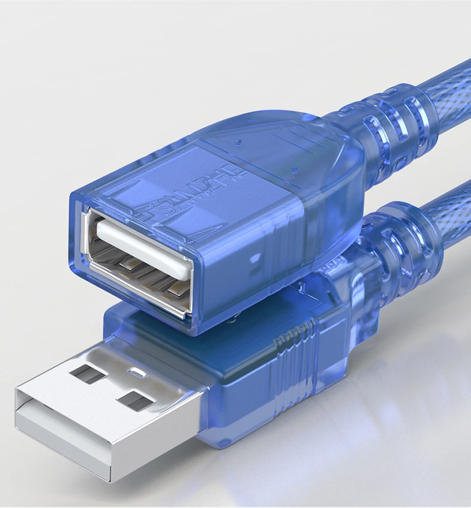 SAMZHE USB 2.0 Verlängerungskabel USB-zu-USB-Kabel 2.0 Stecker auf Buchse Verlängerungskabel Datenkabel für PC, TV, PS4, Computer, Laptop – Detail 10