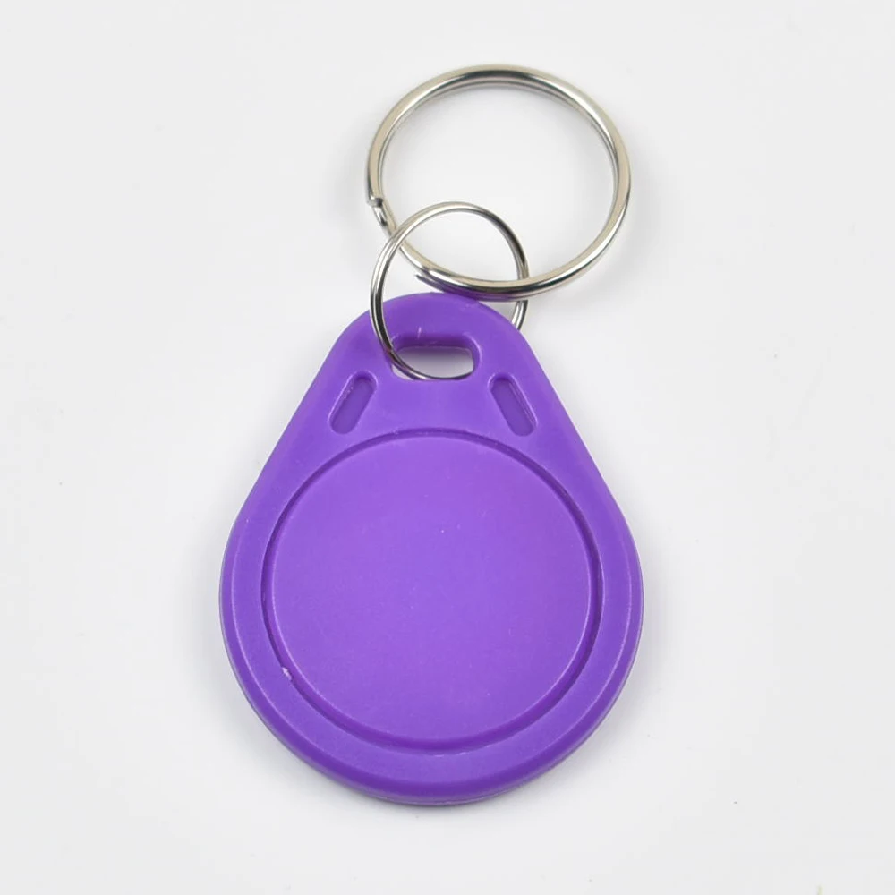 10 Pcs/lot EM4305 Copy Rewritable Writable Rewrite EM ID keyfobs RFID Tag Key Ring Card 125KHZ Proximity Token Access Duplicate