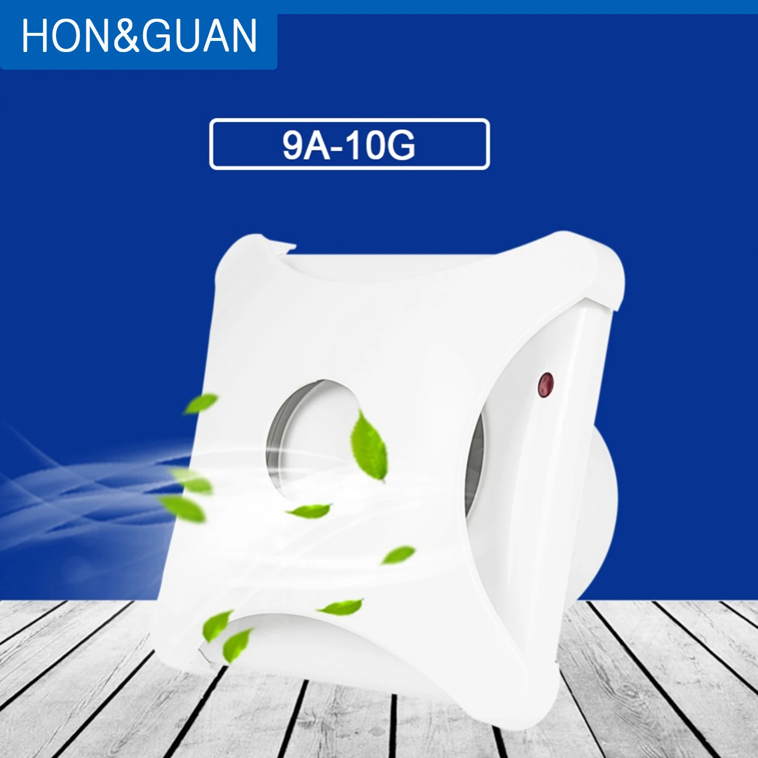 Hon&Guan 110V~240V 14W Home Ventilation Exhaust Fan Wall Mount Low Noise Home Bathroom Kitchen Air Vent Ventilation Fans