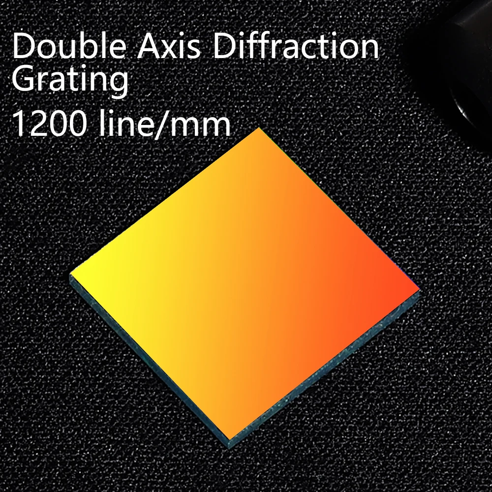 

Double axis diffraction grating 1200 lines 1mm Float glass Original inscription teaching experiment Spectroscopic spectroscopy