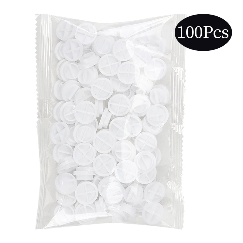 100pcs Disposable Eyelash Glue Holder Grafting Eyelashes cup ring Container Tattoo Pigment Eyelash Extension Adhesive Stand tool