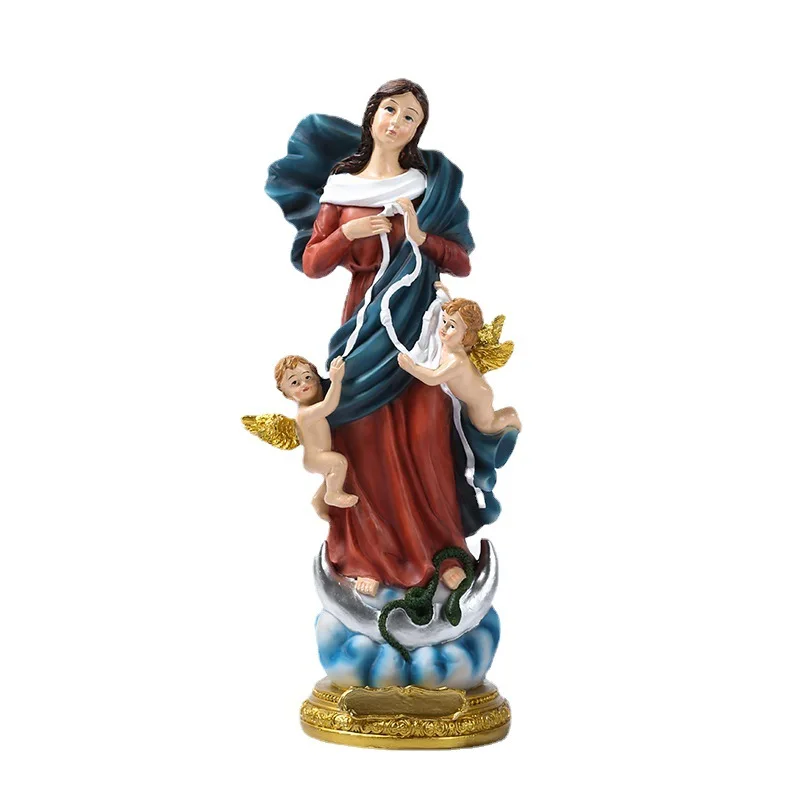 Religious Madonna and Angel Ornaments crafts Home Decorations Idol sculpture