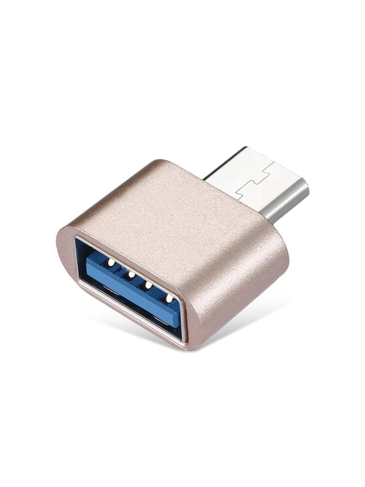 USB 2.0 To Type-C OTG Adapter Ultra-high-speed Transmission Cable Converter For Smart Phones Computers Tablets