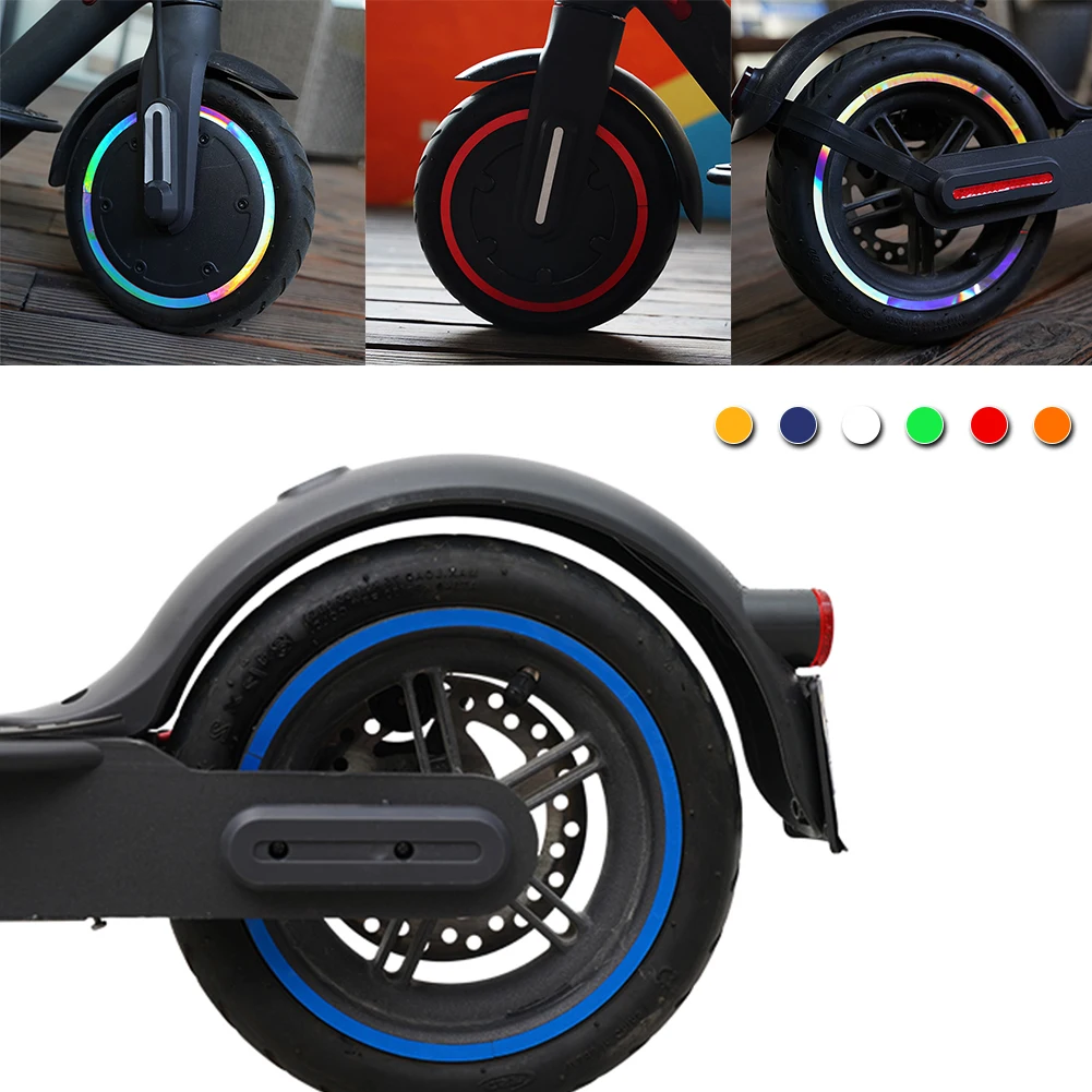 

Scooter Wheel Hubs Protective Reflective Sticker For Xiaomi Mijia M365 Pro Electric Scooter For M365 Scooter Parts Dropshipping