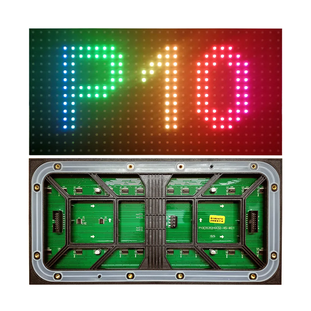 Outdoor P10 LED Display Full Color Modul SMD RGB 3 In 1 LED Panel 1/8 Scan 320Mm X 160Mm Kolam Video Wall LED Modul
