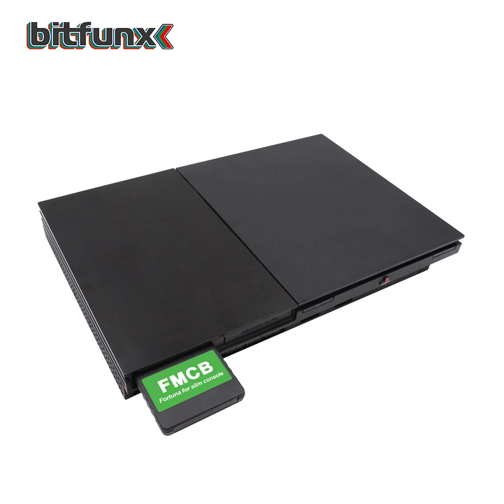 Bitfunx Fortuna FMCB Scheda di memoria McBoot gratuita per console di gioco Sony Playstation2 PS2 Slim