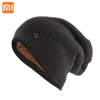 Xiaomi Mijia Winter Warm Hat For Women Men Knitted Casual Beanies Skullies Plus Velvet Thicken Hats Outdoor Cycling Skiing Cap