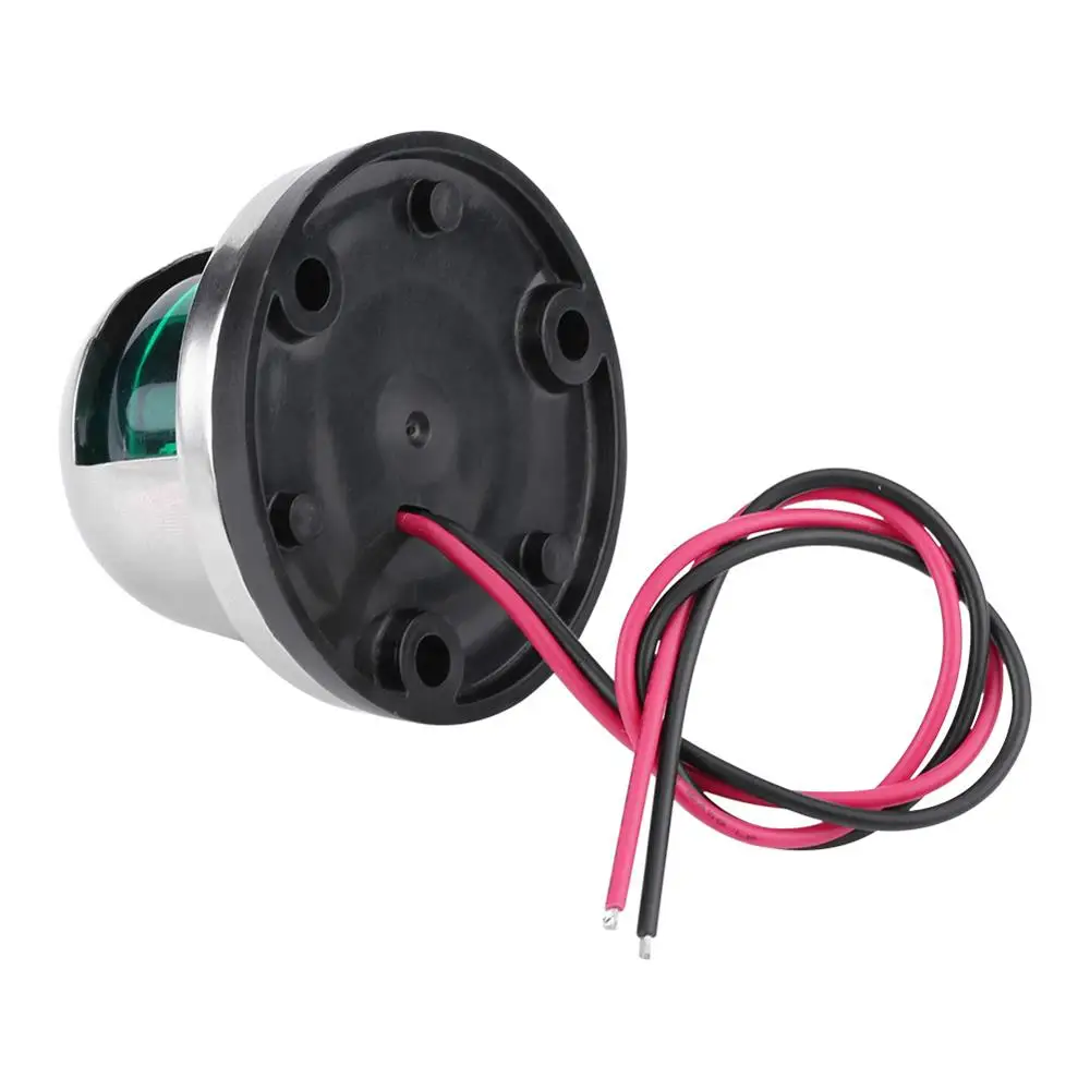 12V Marine Boot Rvs Rode En Groene Led Light Navigatie Signaal Lamp IP66 Waterdicht Voor Speedboot Jacht Accessoires