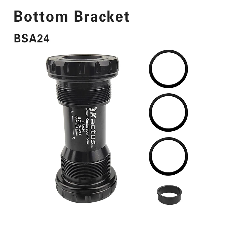 

KACTUS Bike Bottom Ceramic Bearing BSA24 And PF4124(BB86) For Shimano Or SRAM GXP Road MTP Cranksets Shaft Diameter 24-22mm Part