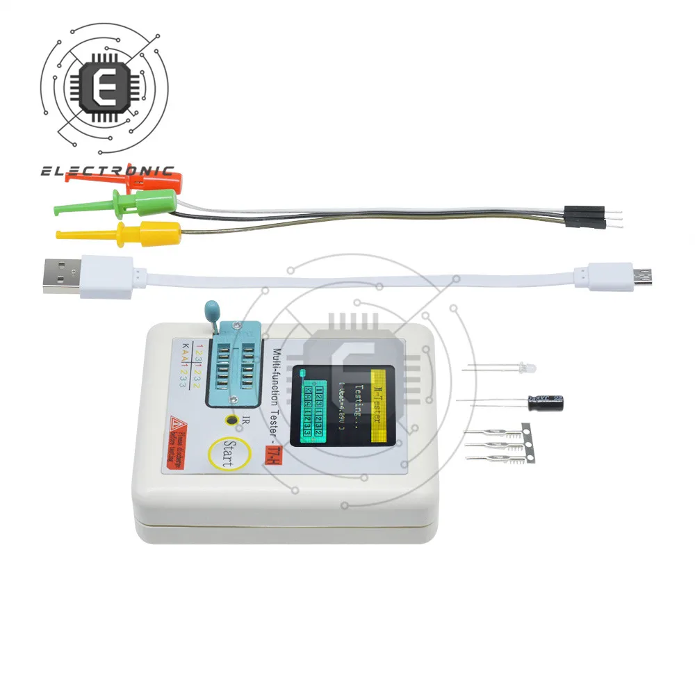 TC-T7-H TCR-T7 LCR-TC1/TC2 Transistor Tester Multimeter Colorful Display For Diode Triode MOS/PNP/NPN Capacitor Resistor