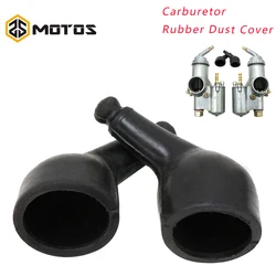 ZS MOTOS 1Pair Retro Carburetor Rubber Dust Cover CJ-KC750 Side Car Motorcycle Case For Bmw R12 R71 M-72 Motor Rubber Dust Cover