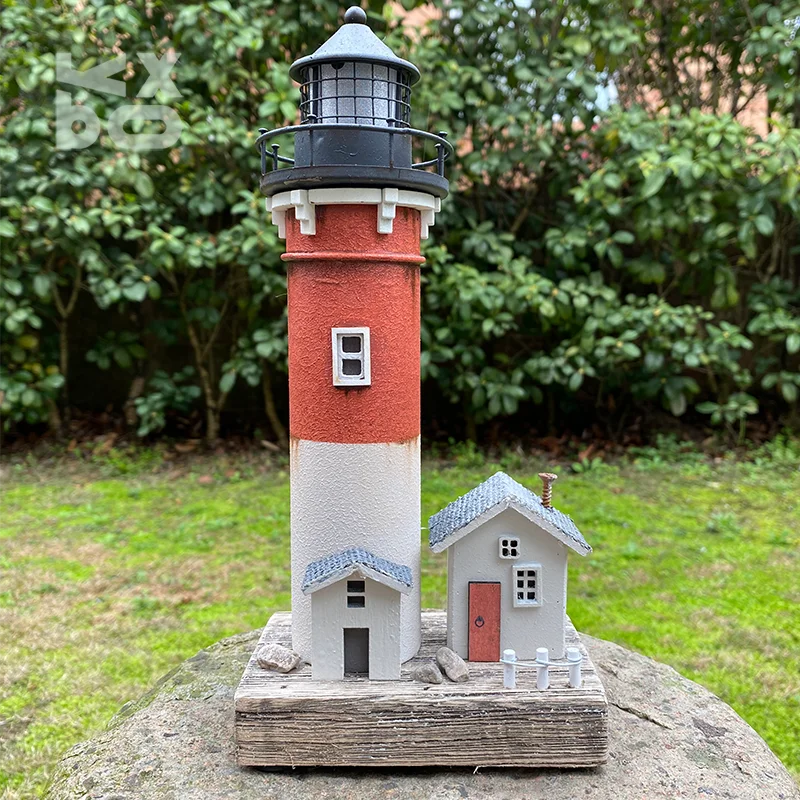 American retro vintage nautical lighthouse handmade small light bar/home decoration nostalgic creative crafts art