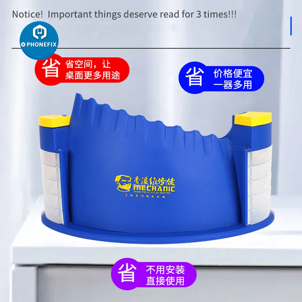 Mechanic Multi-Grid Phone Repair Tools Storage Box Compartment Container For Tweezers Screwdriver Cutters Glue Organization Case